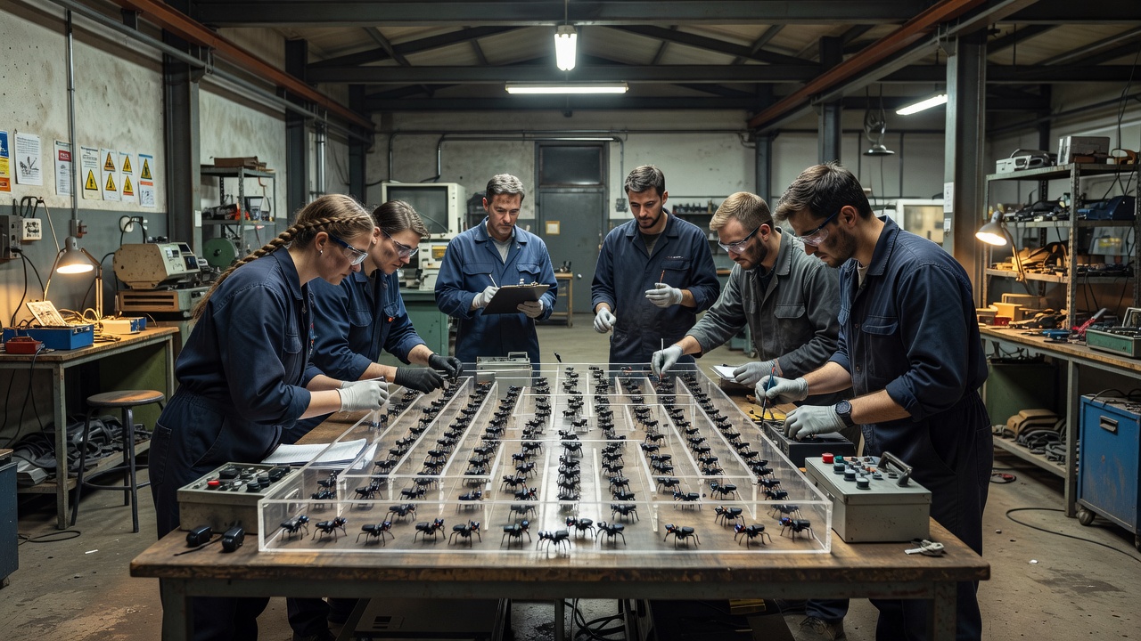 Silesian Vocational Programs Simulate Colony Behaviors to Refine Emergency Evacuation Models for Industrial Zones